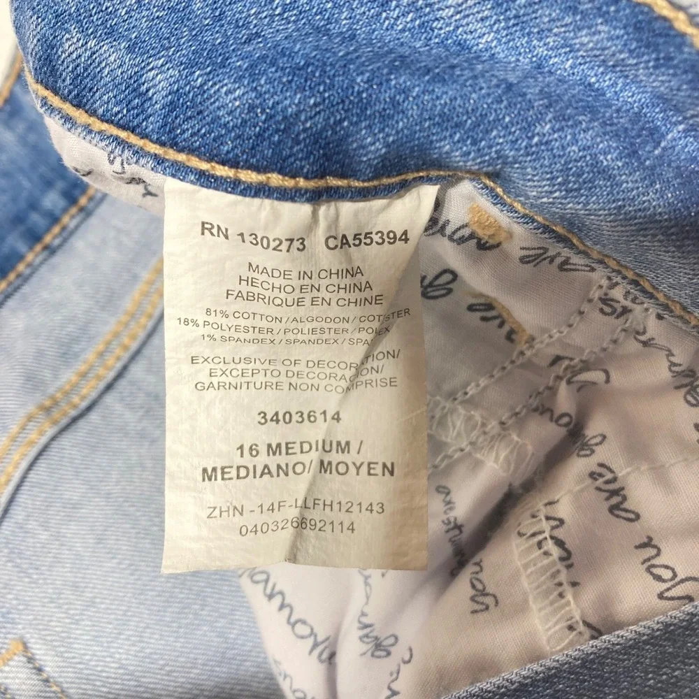 New Lee Women's Jeans Just Below The Waist Stretch Straight‎ Leg Size 16M